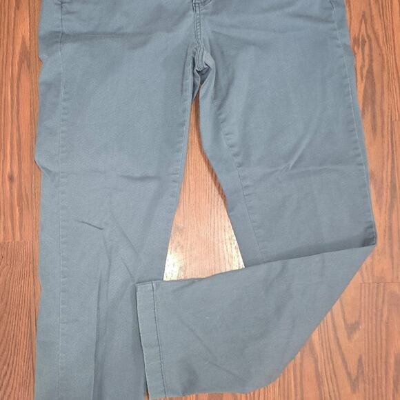 L.L. Bean Denim - LL Bean Women Size 10 Pants Chinos Khakis Blue Organic Cotton Stretch
